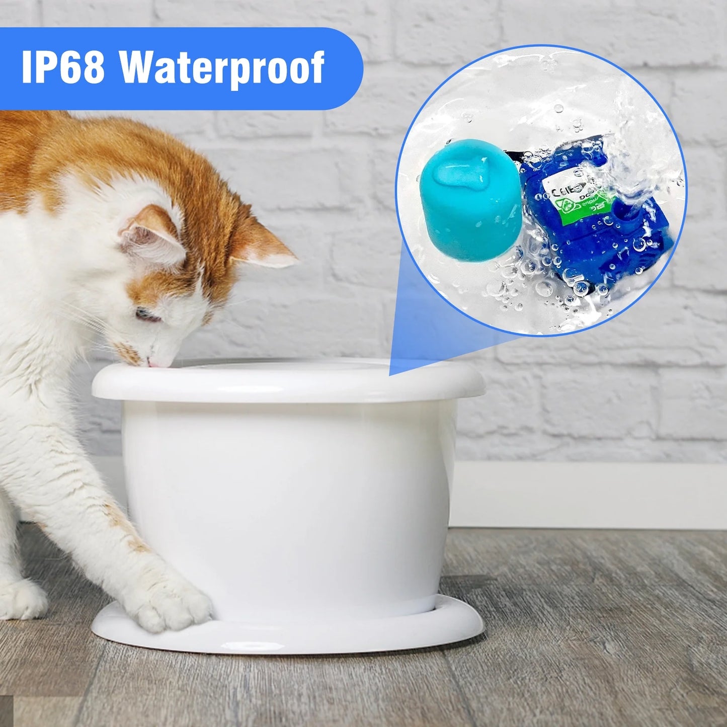 Cat Water Fountain Pump, Pet Water Fountain Pump Compatible Motor for Pet Drinking Fountain Cat Water Dispenser Replacement