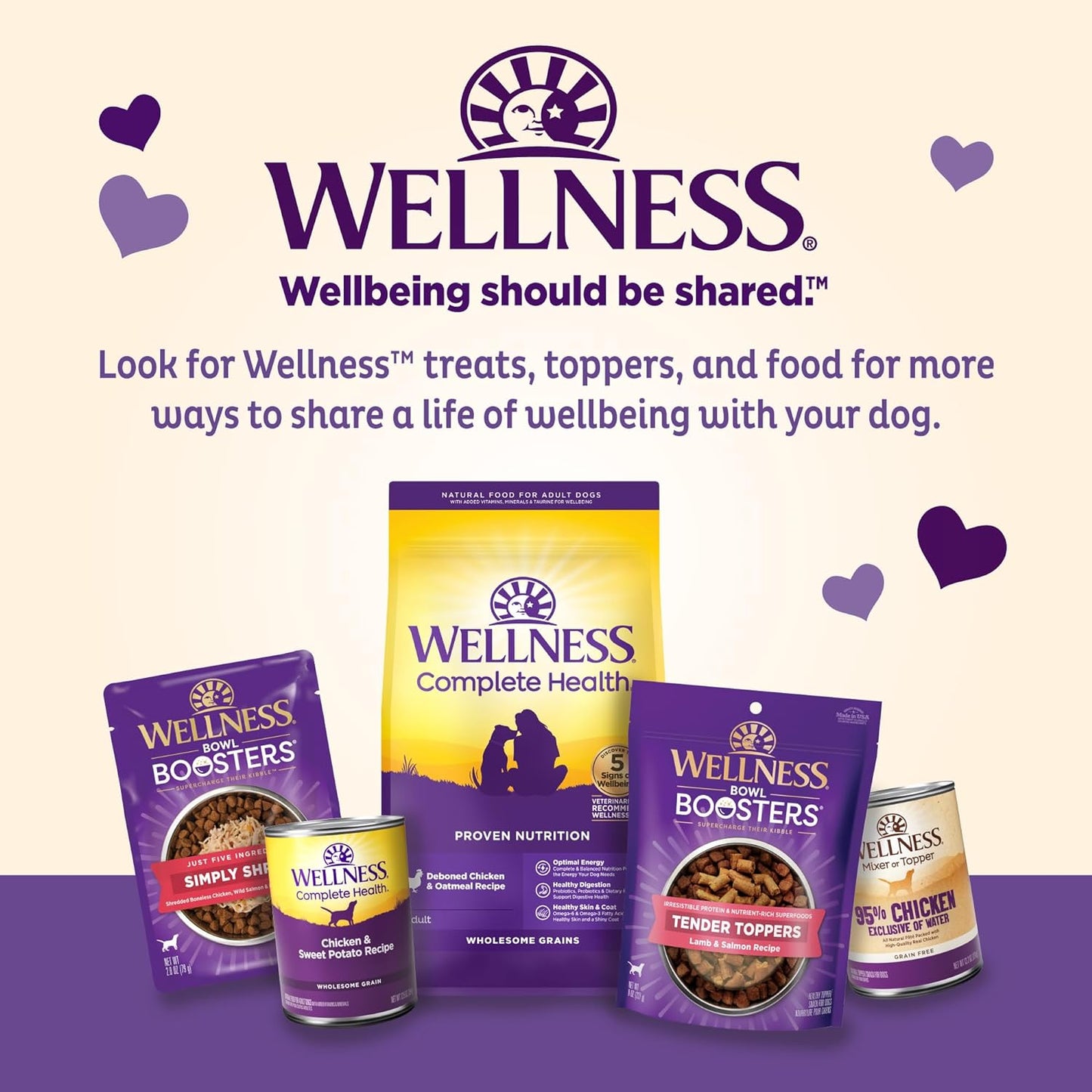 Wellness P-Nuttier Dog Biscuits, Natural, Training Treats, Peanut Butter Flavor, Large Size, (6 Pound Box)