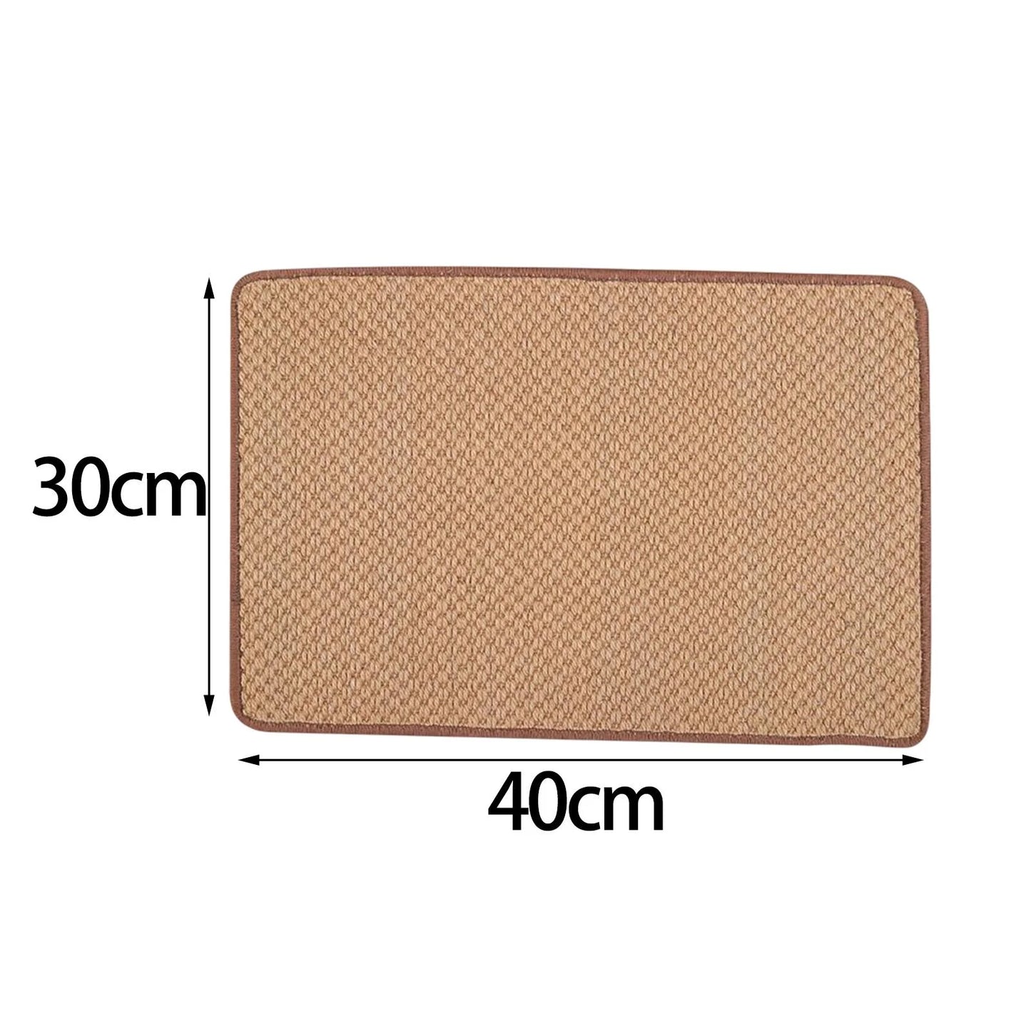 Cat Scratching Mat Furniture Protector Sisal Kitten Scratch Mat Board Flat Scratcher Pet Claws Scratch Sofa Couch Chair 40Cmx60Cm