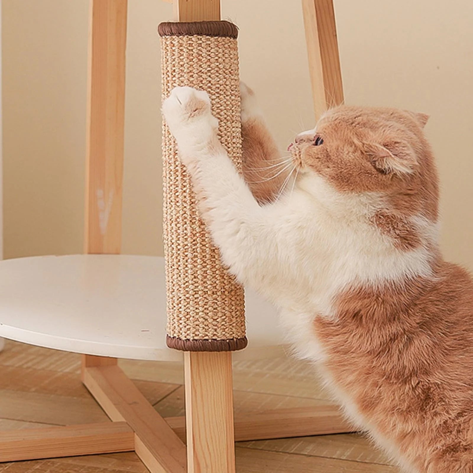 Cat Scratching Mat Furniture Protector Sisal Kitten Scratch Mat Board Flat Scratcher Pet Claws Scratch Sofa Couch Chair 40Cmx60Cm