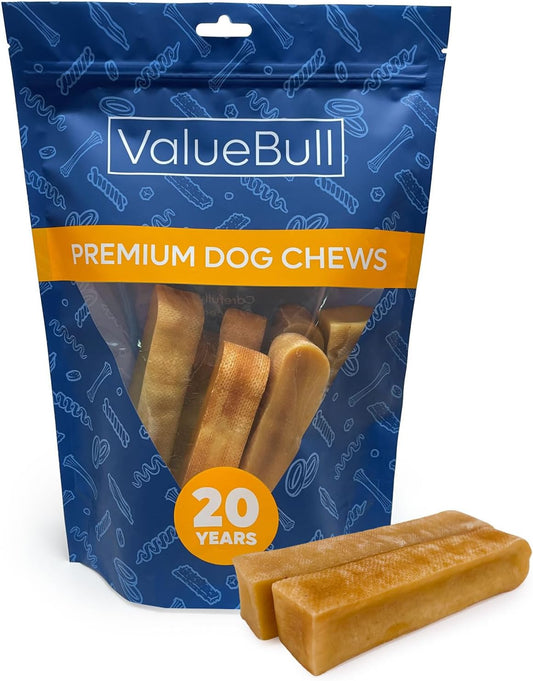 Himalayan Yak Cheese Dog Chews, Extra Large, 2 Lb - Long-Lasting for Aggressive Chewers, All Natural, Healthy & Safe, Low Odor Nepal Yak Milk Chews